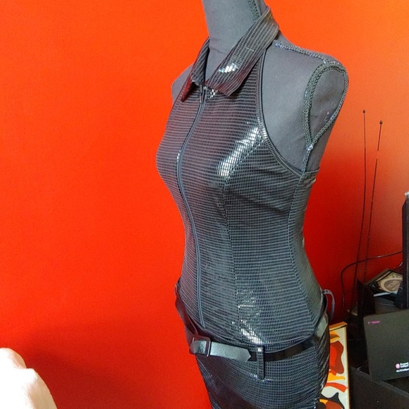 Flamingo USA sequence little black party dress - Picture 5 of 8